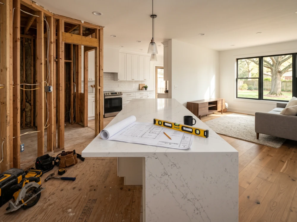 NTX Construction — remodel in progress, Charlotte NC
