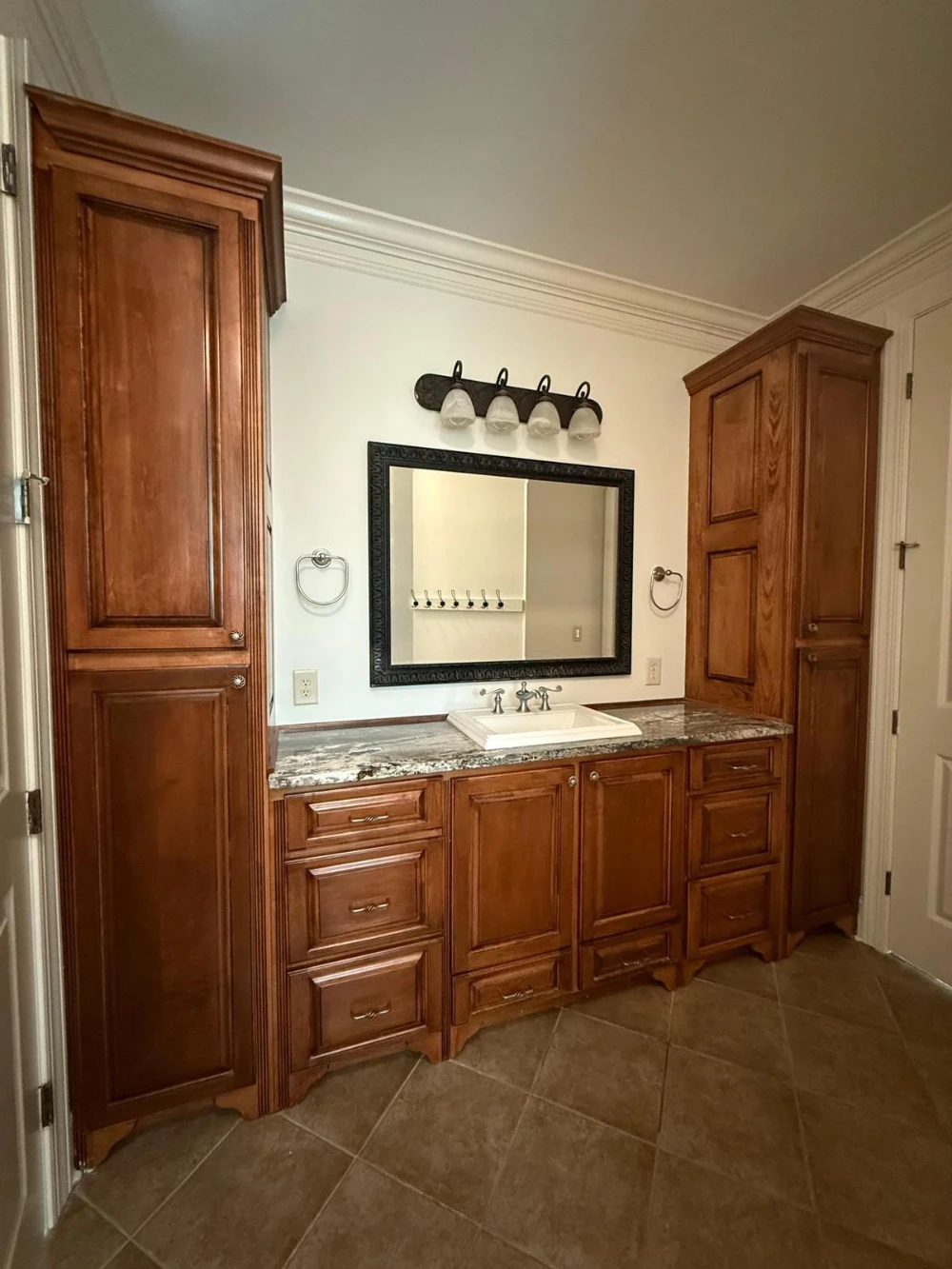 Before — Bathroom Vanity Color Change