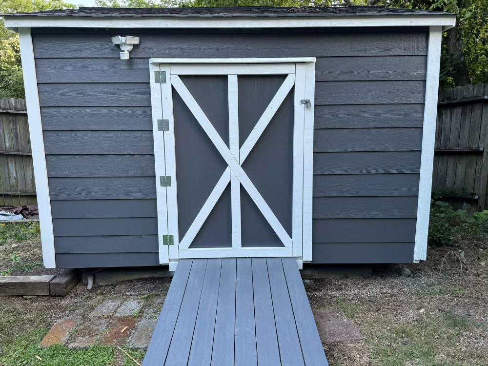 After — Backyard Shed Transformation